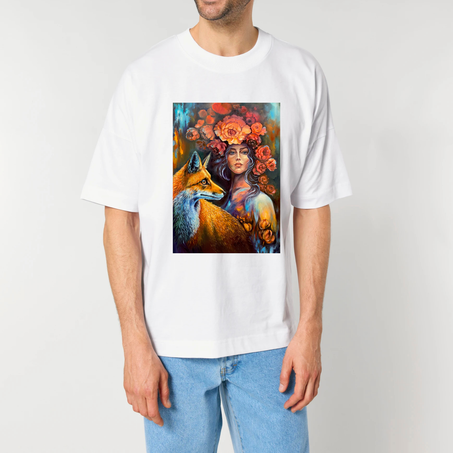 UNISEX OVERSIZE MARŠKINĖLIAI SU SPAUDINIU ,,VILIOTINIS ’’