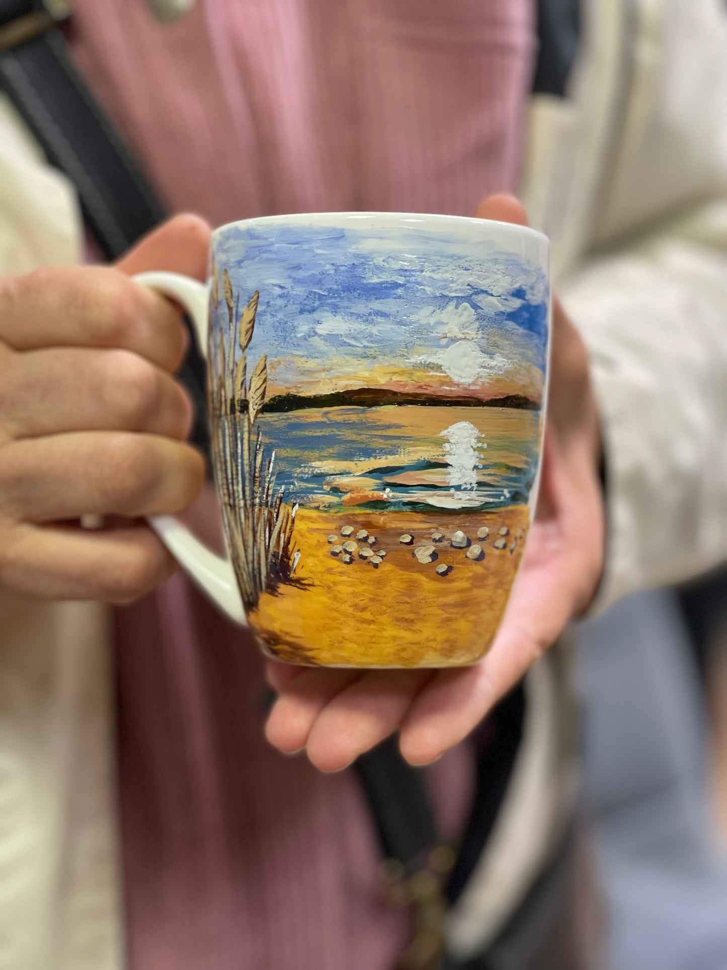 Edukacija: tapyba ant porceliano puodelio | Miniatiūros menas