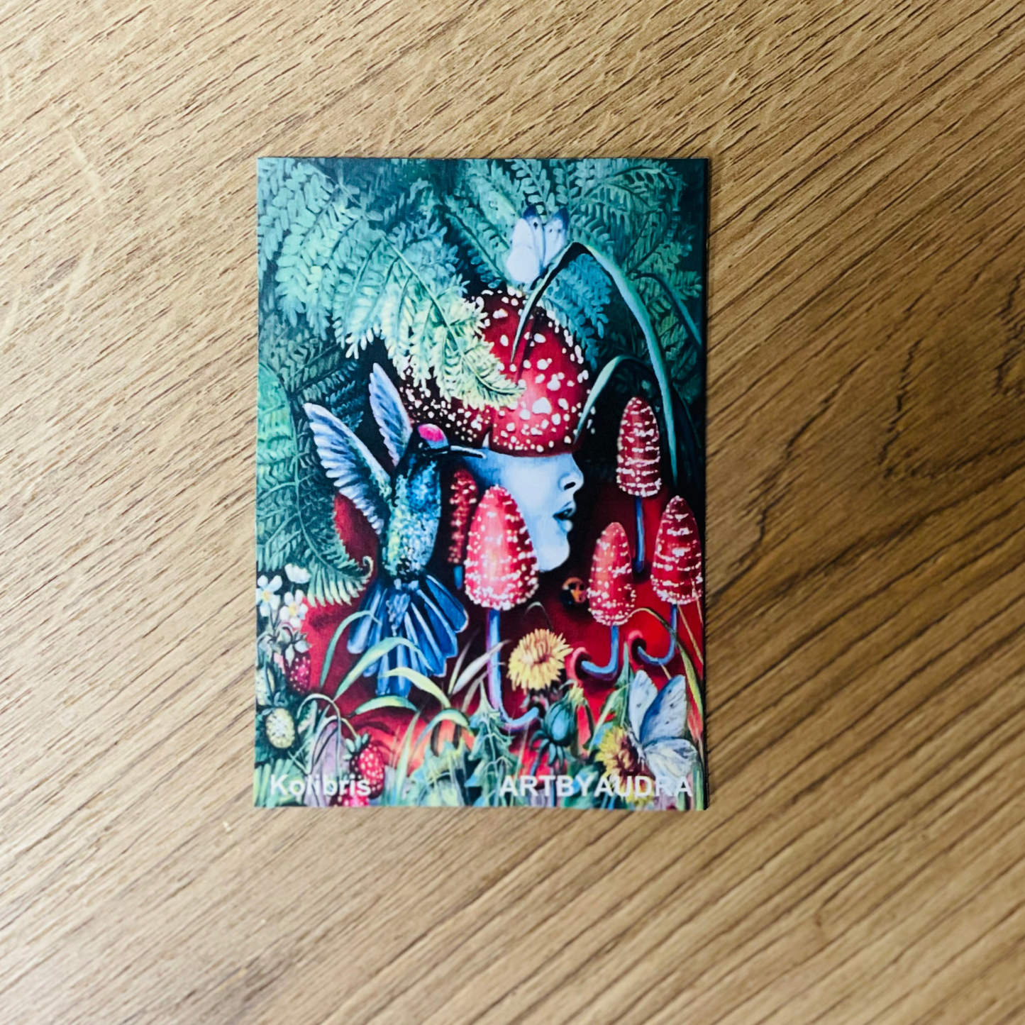 DOVANĖLĖ -SU MENINIU SPAUDINIU ,,KOLIBRIS’’