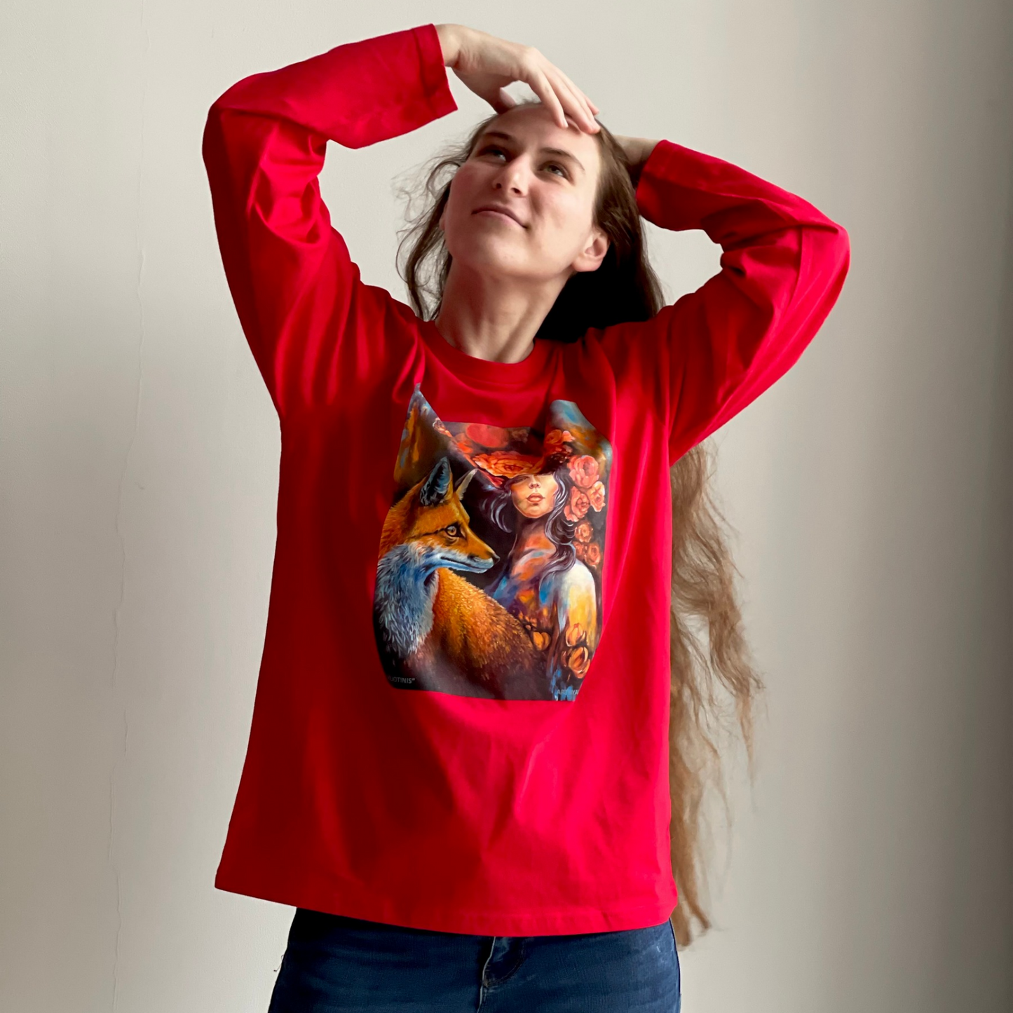 UNISEX MARŠKINĖLIAI ILGOMIS RANKOVĖMIS SU SPAUDINIU,,VILIOTINIS’’