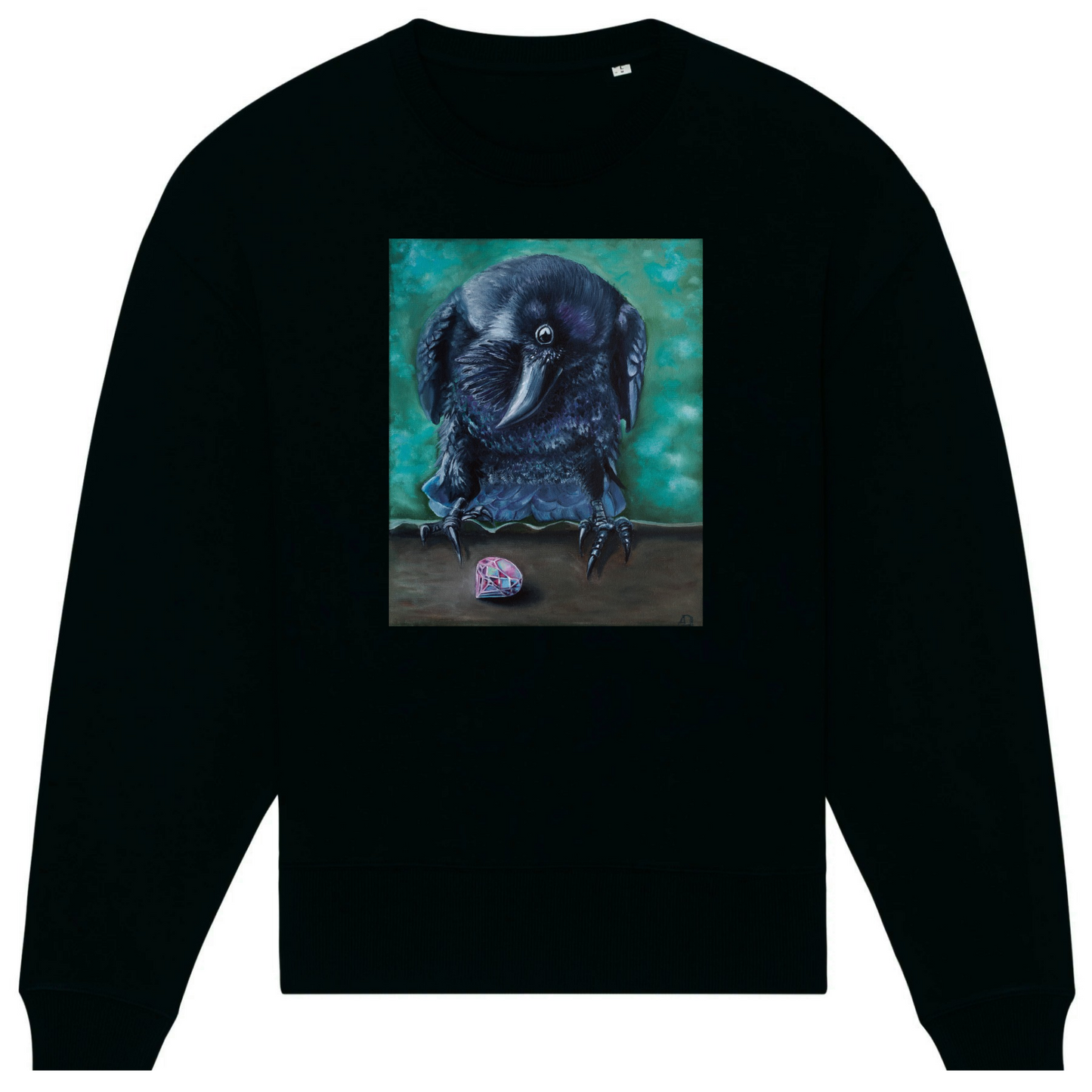 UNISEX OVERSIZE DŽEMPERIS SU MENINIU SPAUDINIU,,BLIZGESYS’’