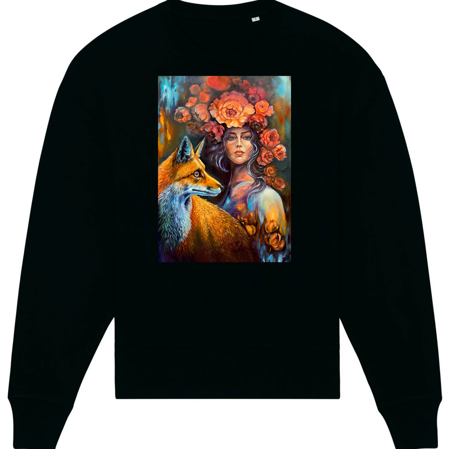 UNISEX OVERSIZE DŽEMPERIS SU MENINIU SPAUDINIU ,,VILIOTINIS’’