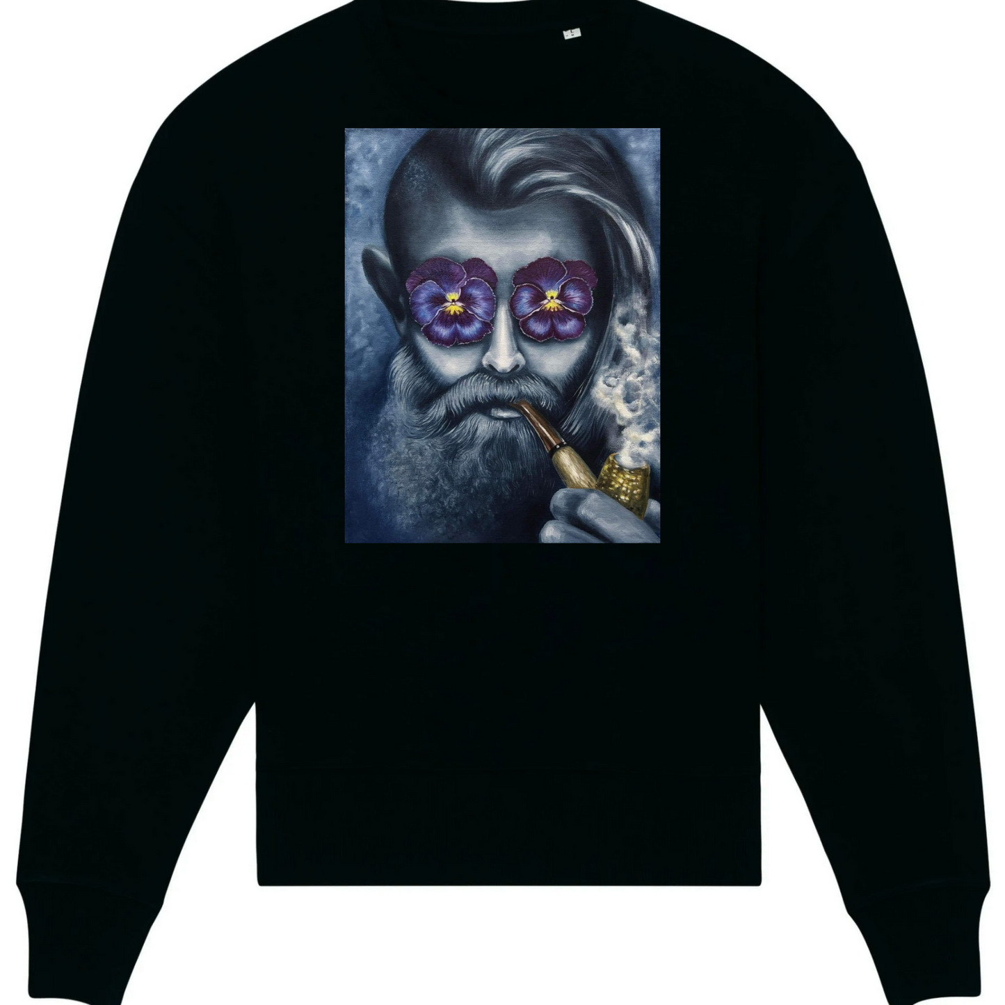 UNISEX OVERSIZE DŽEMPERIS SU MENINIU SPAUDINIU ,,LAISVAS’’