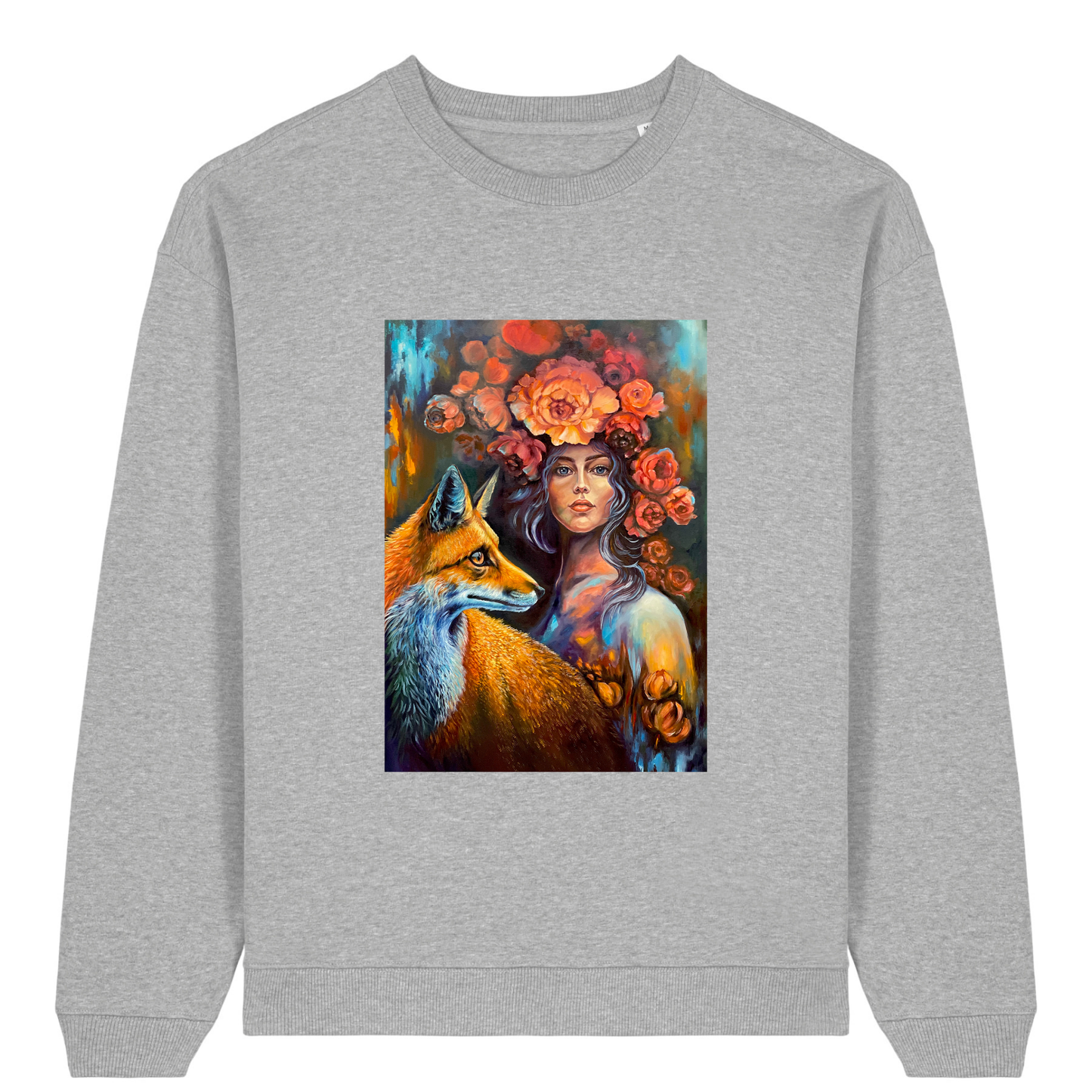 UNISEX OVERSIZE DŽEMPERIS SU SPAUDINIU ,,VILIOTINIS’’