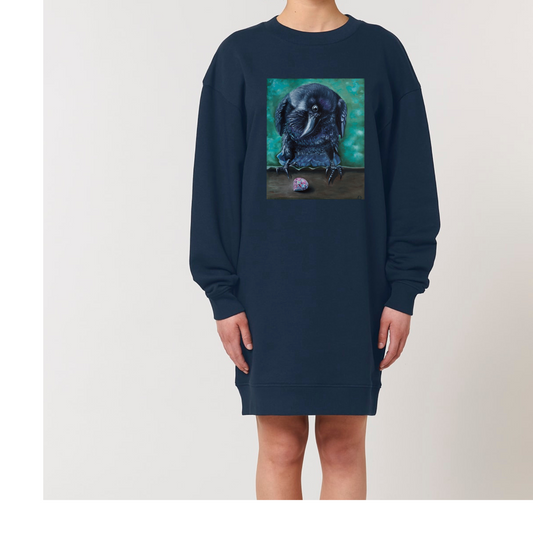 OVERSIZE  SUKNELĖ  SU SPAUDINIU  ,,BLIZGESYS ’’